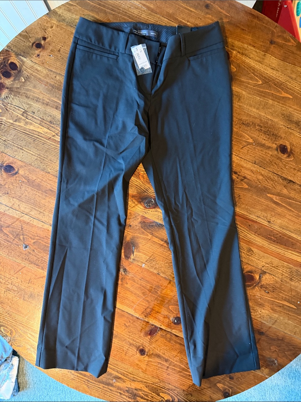 The Limited Black Straight-Leg Dress Trousers